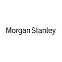 Morgan Stanley' is written in black inside a white circle.
