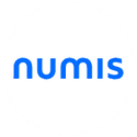 numis' is written in blue inside a white circle.